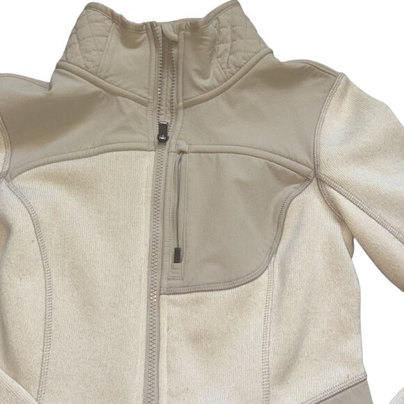 Athleta Truckee Jacket, Sandcastle Heather SIZE XS #350691-GUC - Picture 2 of 6